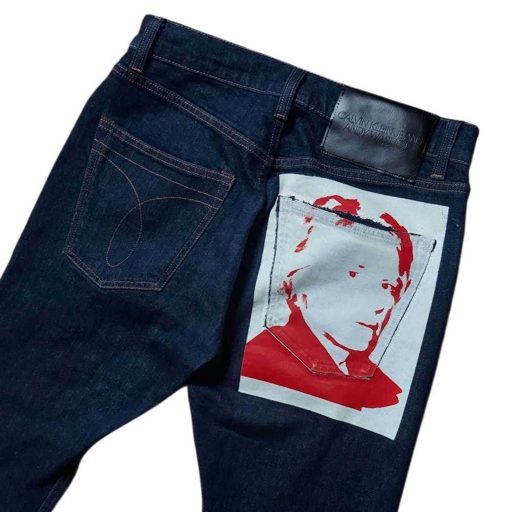 Calvin Klein | Raf Simons | Andy Warhol | Limited Edition | Graphic Slim Jeans - Picture 11 of 16